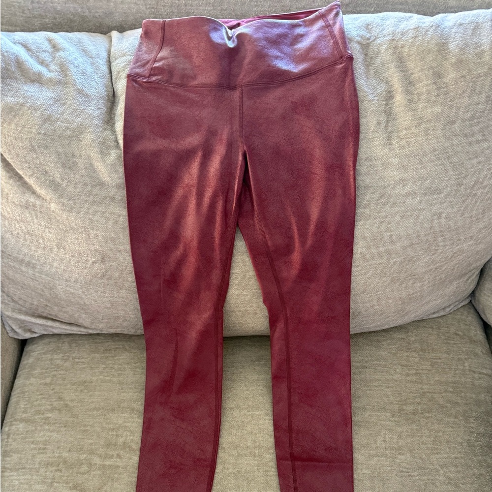 Burgundy Leggings